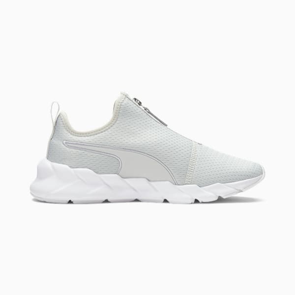 Tenis de entrenamiento para mujer Weave Zip, Gray Violet-Puma Silver, extralarge